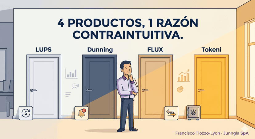 Construí 4 productos en lugar de 1. La razón es contraintuitiva.