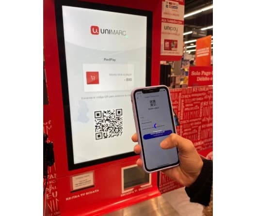 Unimarc self-checkout with RedPay